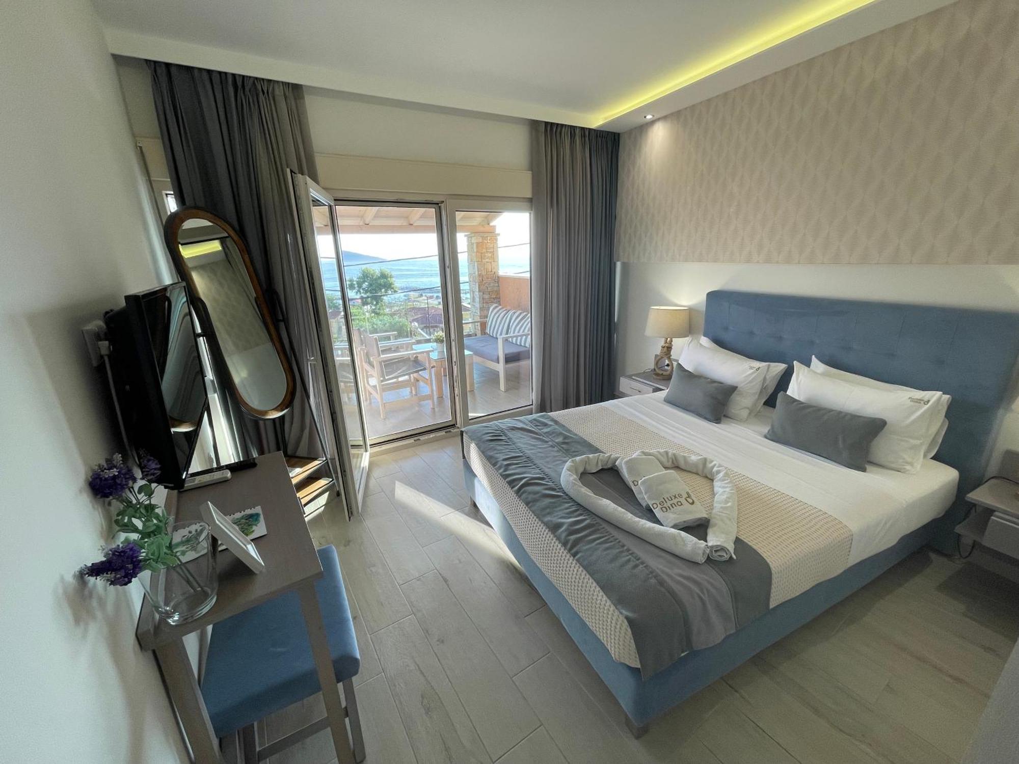 Apartament Deluxe Dina Skala Potamia  Zewnętrze zdjęcie